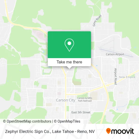 Zephyr Electric Sign Co. map