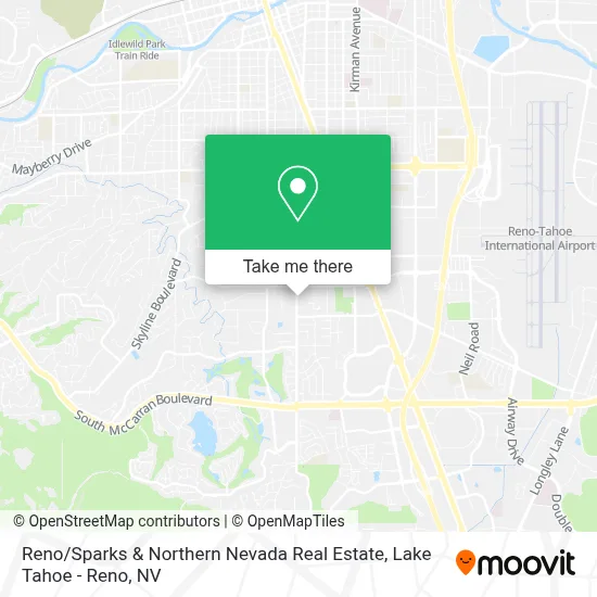 Reno / Sparks & Northern Nevada Real Estate map
