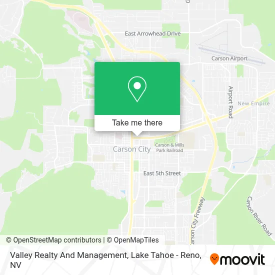 Valley Realty And Management map