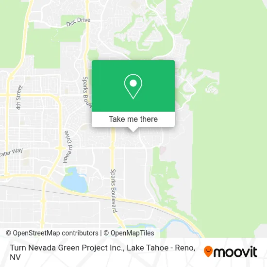 Turn Nevada Green Project Inc. map