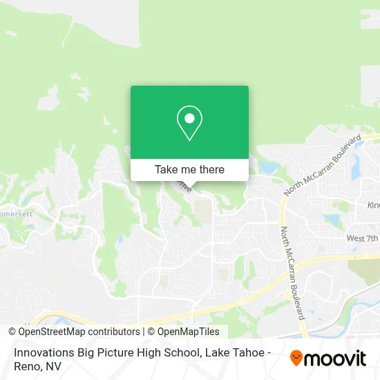Innovations Big Picture High School map