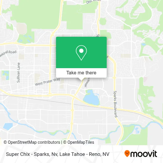 Super Chix - Sparks, Nv map