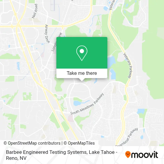 Barbee Engineered Testing Systems map
