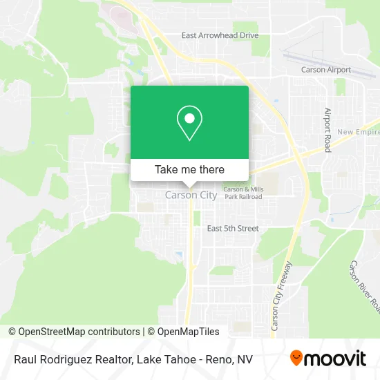 Raul Rodriguez Realtor map