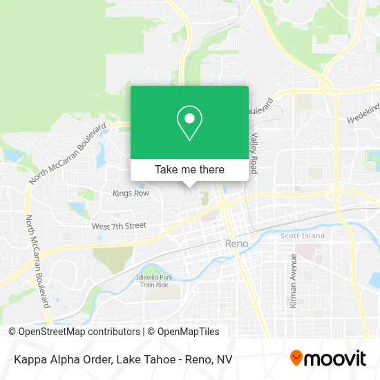 Kappa Alpha Order map