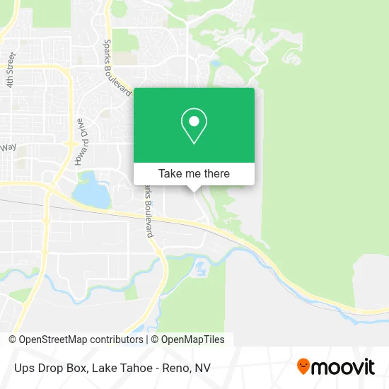 Ups Drop Box map