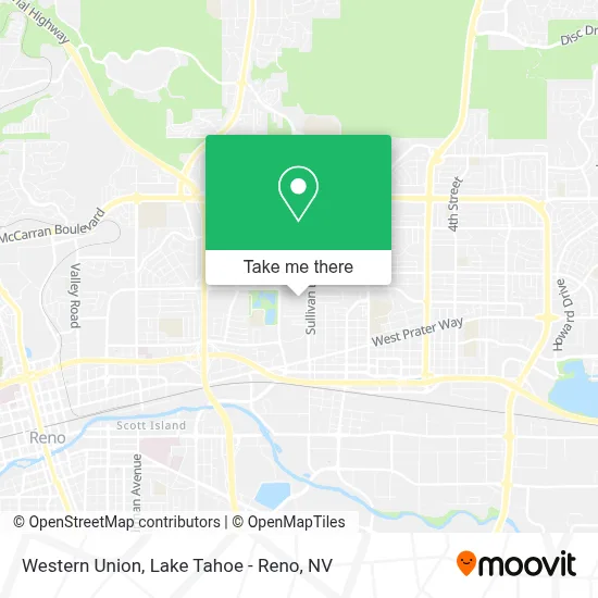 Western Union map