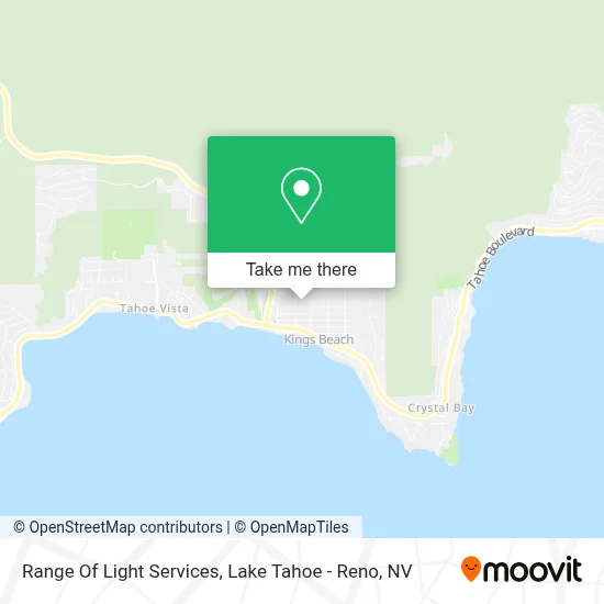 Range Of Light Services map