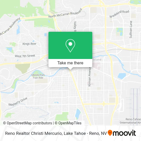 Reno Realtor Christi Mercurio map