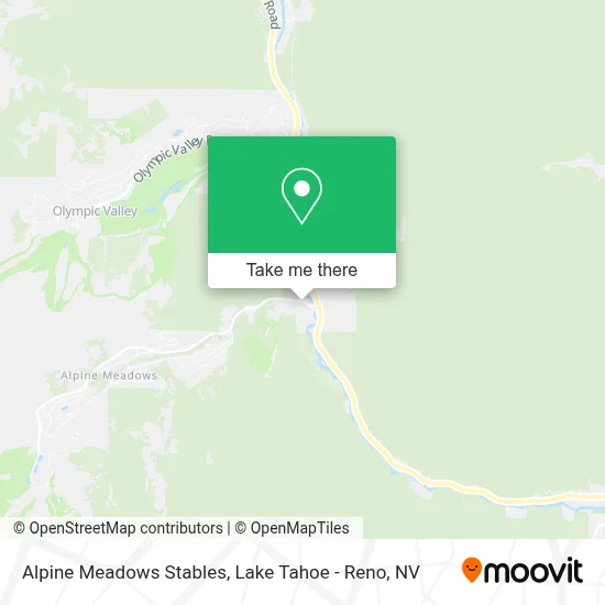 Alpine Meadows Stables map