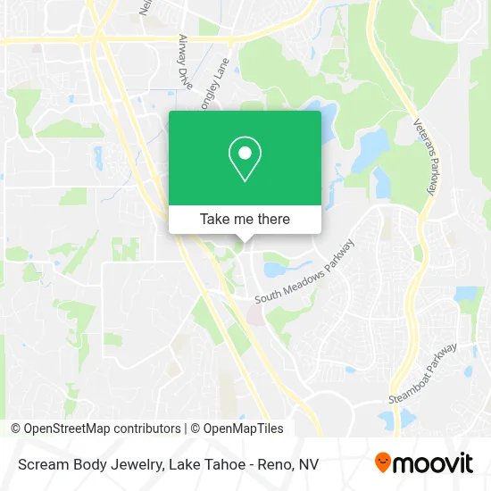 Scream Body Jewelry map