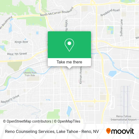 Reno Counseling Services map