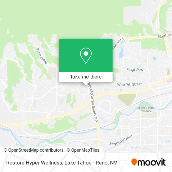 Restore Hyper Wellness map