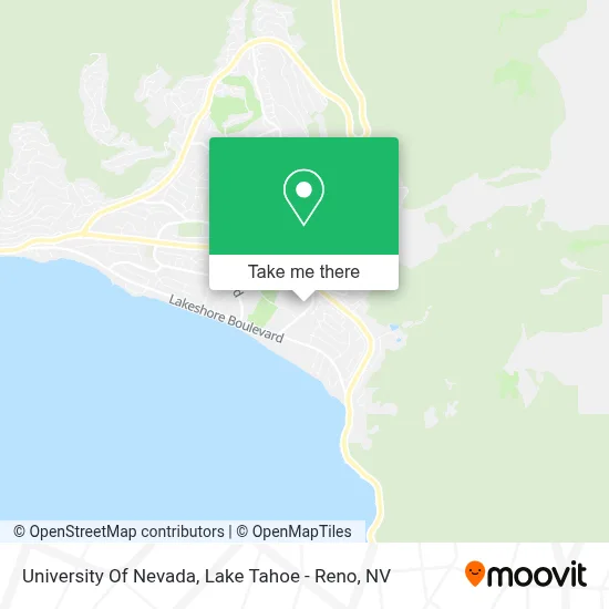 University Of Nevada map
