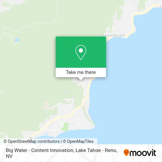 Big Water - Content Innovation map