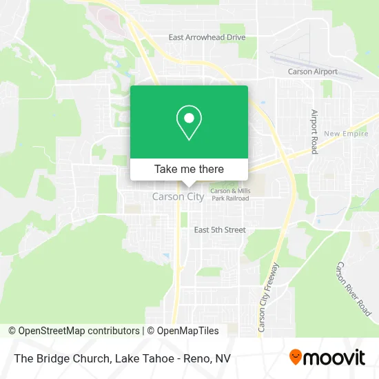 The Bridge Church map