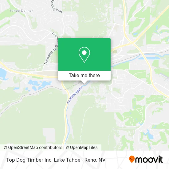 Top Dog Timber Inc map