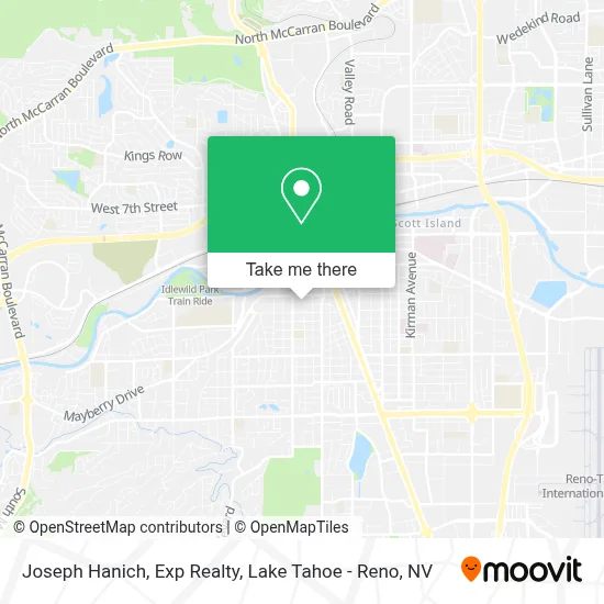 Joseph Hanich, Exp Realty map
