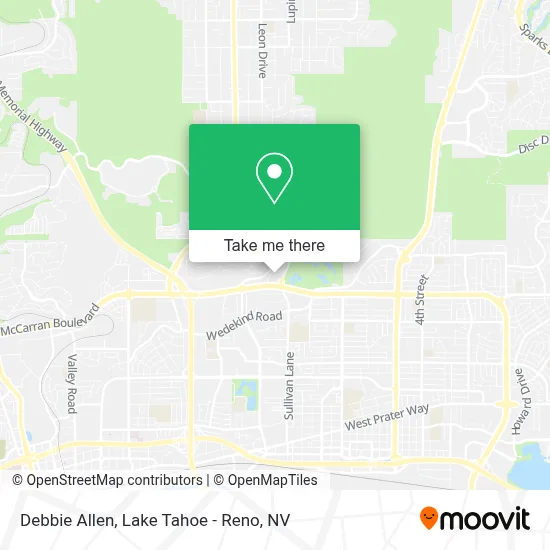 Debbie Allen map