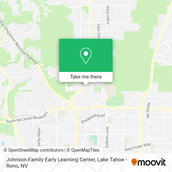 Johnson Family Early Learning Center map