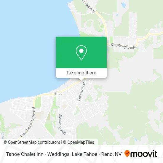 Tahoe Chalet Inn - Weddings map