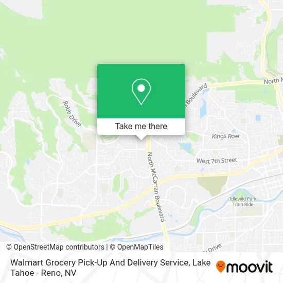 Walmart Grocery Pick-Up And Delivery Service map