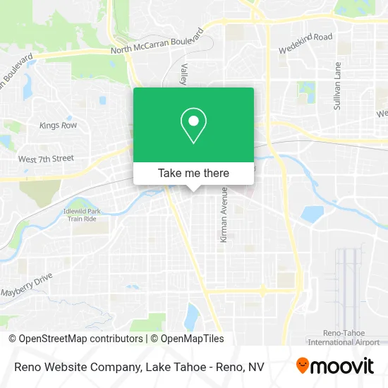 Reno Website Company map