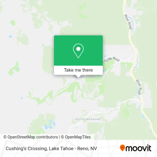 Cushing's Crossing map