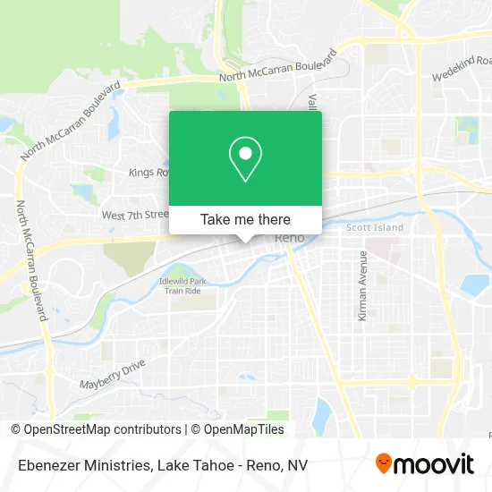 Ebenezer Ministries map