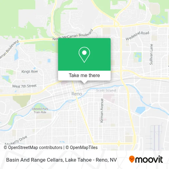 Basin And Range Cellars map