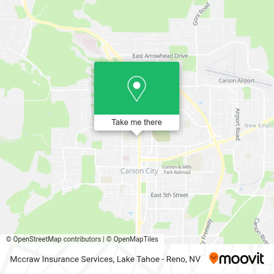 Mccraw Insurance Services map