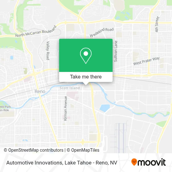 Automotive Innovations map