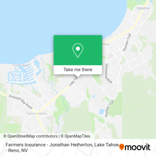 Farmers Insurance - Jonathan Hetherton map