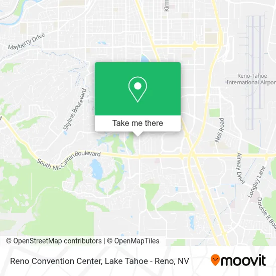 Reno Convention Center map
