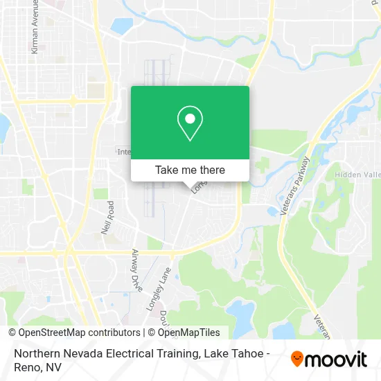 Northern Nevada Electrical Training map