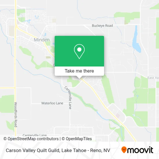 Carson Valley Quilt Guild map