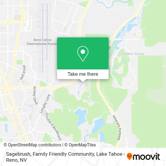 Sagebrush, Family Friendly Community map
