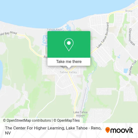 The Center For Higher Learning map