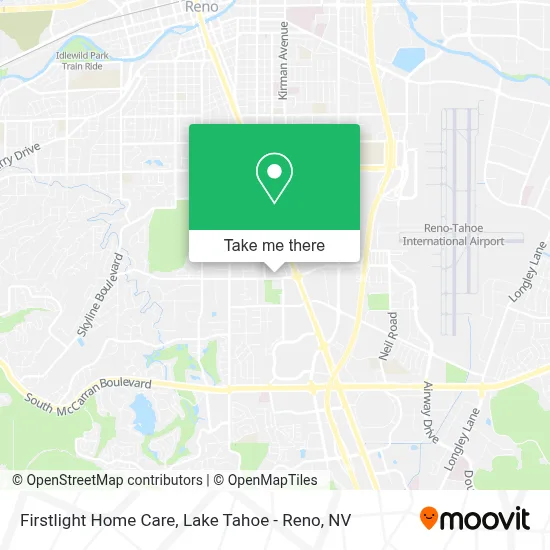 Firstlight Home Care map
