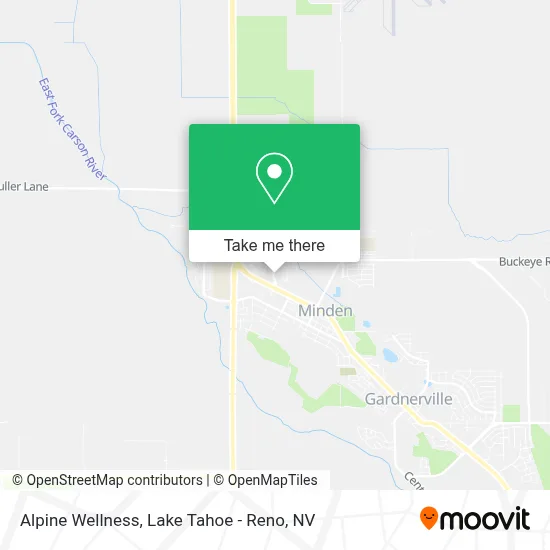 Alpine Wellness map
