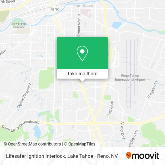 Lifesafer Ignition Interlock map