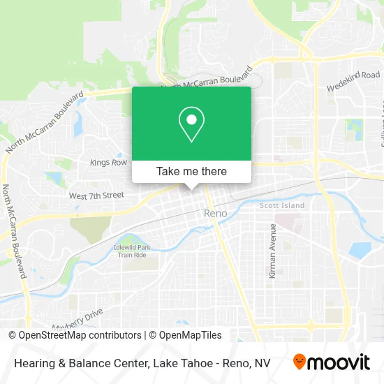 Hearing & Balance Center map
