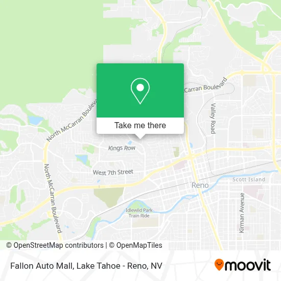 Fallon Auto Mall map