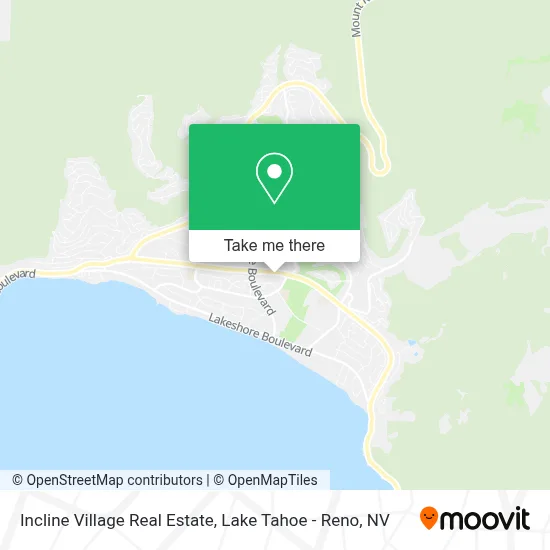Incline Village Real Estate map