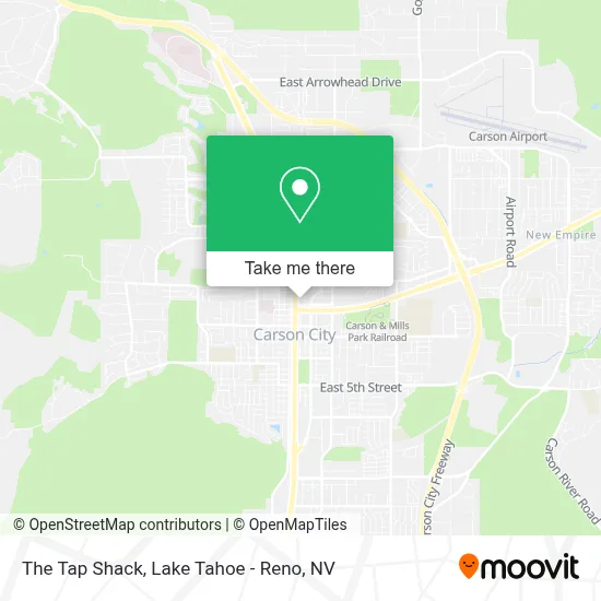 The Tap Shack map