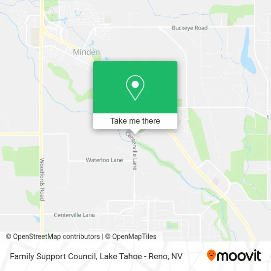 Family Support Council map