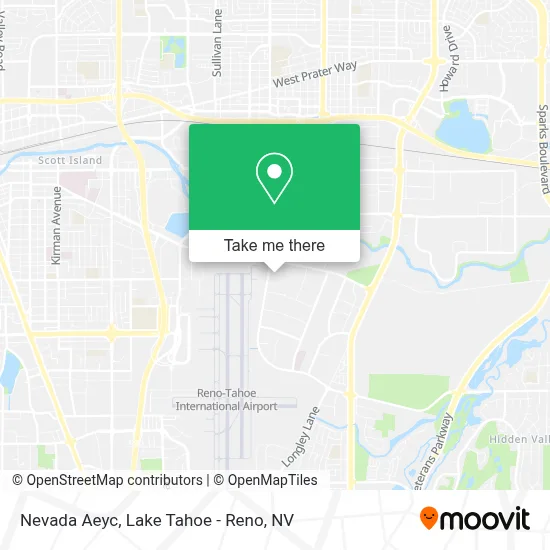 Nevada Aeyc map