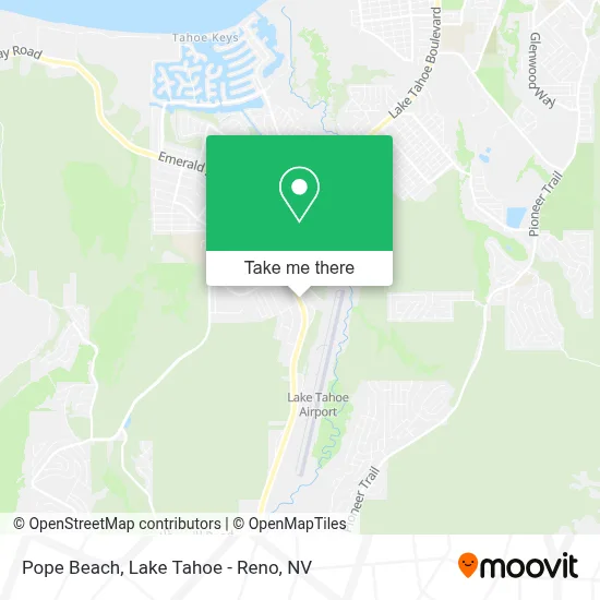 Pope Beach map