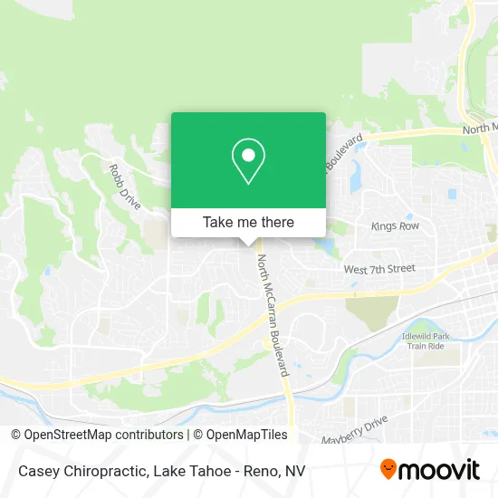 Casey Chiropractic map