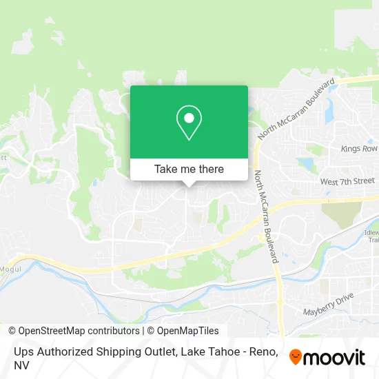 Ups Authorized Shipping Outlet map